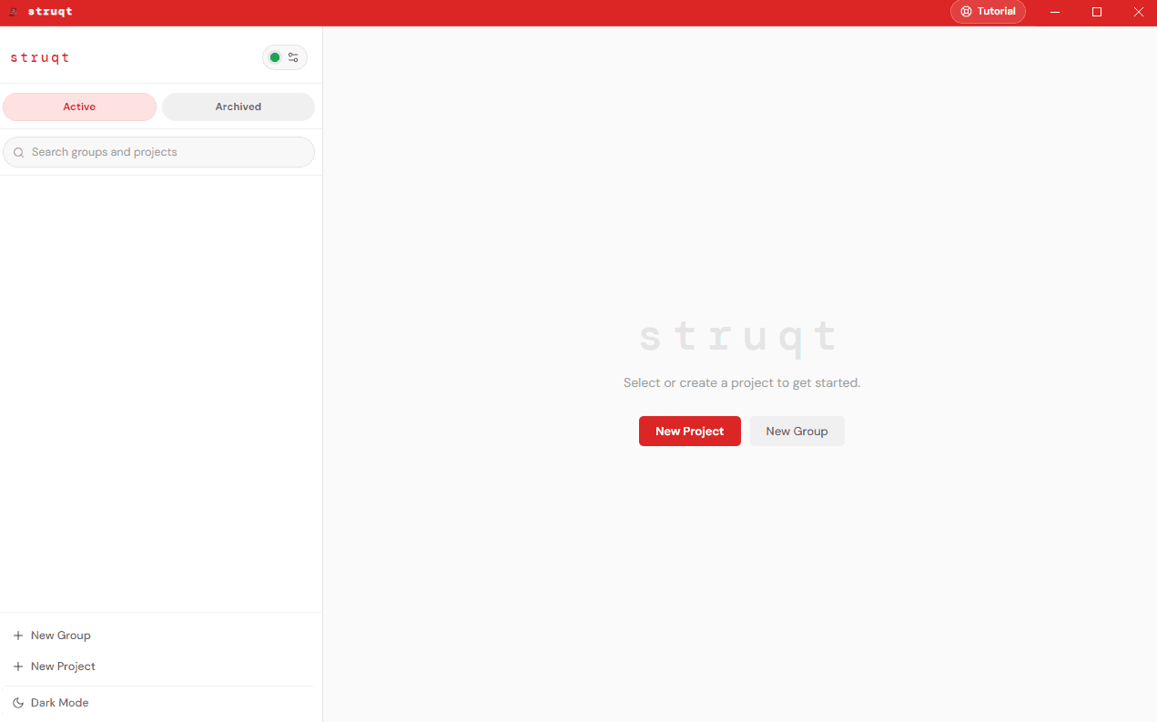 Struqt app